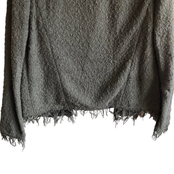 IRO Shavani Jacket EU 40 Gray Open Front Bouche - Picture 8 of 16